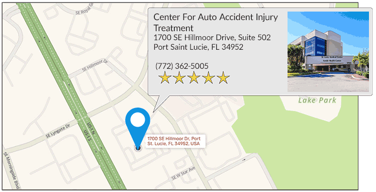 Tamarac Auto Accident Injury Chiropractic's Port Saint Lucie office location on google map